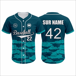 Ensemble d'uniformes de baseball personnalisés, faible MOQ, livraison rapide, vêtements d'équipe USA, sublimation, polyester respirant, OEM - Product Image 6