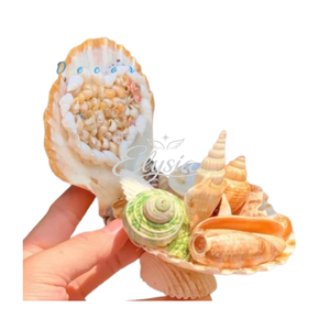 Pince à cheveux artisanale en nacre naturelle, élégante barrette coquillage, accessoire capillaire de plage pour femmes et filles - Product Image 4