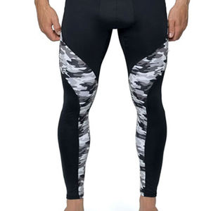 Leggings de Compresión para Hombre, Pantalones Deportivos Ajustados de Secado Rápido, Cintura Elástica, para Gimnasio, Yoga, Entrenamiento, Ropa Deportiva, Fabricación Personalizada OEM - Product Image 2