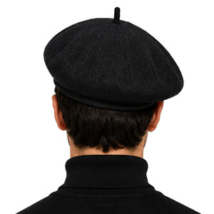 Luxury Wool <b>Beret</b> Hat Premium Felt Fabric Classic French Fashion Soft Warm Lightweight Outdoor Casual Winter Styling - Product Image 3