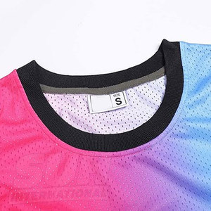 Maillot de basket en mesh, design unique, prix abordable, vêtements de sport d'été, couleur et logo personnalisés, haute qualité, séchage rapide, écologique - Product Image 3
