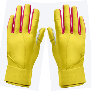 Guantes de Bateo de Cuero Genuino al por Mayor, Transpirables y Duraderos, para Sóftbol y Béisbol, para Adultos, Guantes de Bateo Más Vendidos - Product Image 4