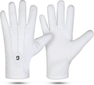 Gants de Maître Ancien Maçon en Coton 100% brodés à la machine, élégants, couleur blanche, tissu en coton - Product Image 5