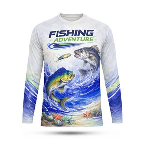 Jersey de Poliéster 100% Transpirable de Secado Rápido UV, Manga Larga, para Venta al Por Mayor, Profesional, +50 UPF, Antibacteriano, Invierno, para Hombre - Product Image 4