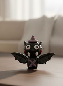 Presse-papiers décoratif en cristal Art Déco fait main en verre, motif chauve-souris Halloween et Pâques, pour la maison, le bureau et le tableau de bord de la voiture - Cadeau - Product Image 3