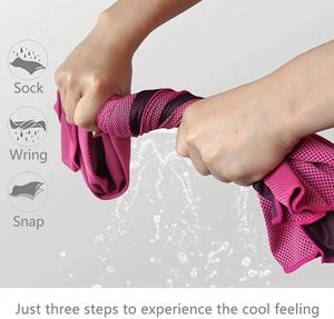 Serviette de sport rafraîchissante instantanée en microfibre légère, écologique, à séchage rapide, avec logo personnalisé, pour le yoga et la promotion - Product Image 2