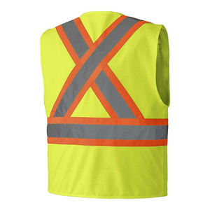 Chalecos de Seguridad Reflectantes de Alta Visibilidad con Logotipo Personalizado, Impermeables, de Algodón, con Bolsillos con Cremallera y Color Personalizado - Product Image 2