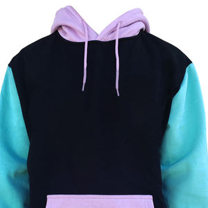 High Quality Eco-Friendly Lightweight Breathable Polyester/Cotton Fleece Double-Layer Oversized <b>Pullover</b> Hoodie Long <b>Men's</b> - Product Image 6