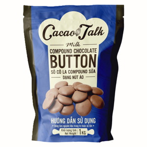 Botón de Chocolate con Leche y Cacao para Repostería, Galletas y Bizcochos, HALAL, OEM/ODM, Precio Mayorista, Envío Directo Global - Product Image 1