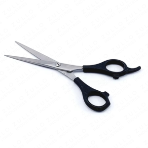 Ciseaux de coiffure professionnels en acier inoxydable, ciseaux de barbier avec poignée en plastique confortable et lames tranchantes - Product Image 5