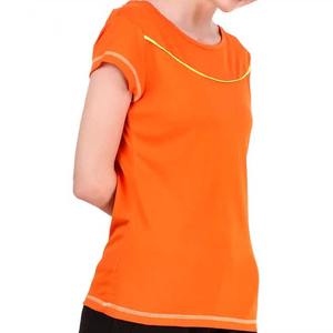 Camisetas de Cuello en V para Mujer, Diseño Nuevo, Ecológicas, Manga Corta, Última Moda, Ropa Casual para Adultos, Calidad al por Mayor - Product Image 2
