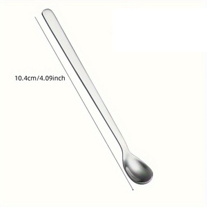 Espátula de laboratorio de acero inoxidable de doble punta Safety Point, cuchara/pala de muestreo, espátula mezcladora, certificación CE, 2 años de garantía - Product Image 2