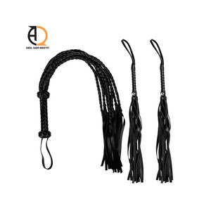 Fouet en cuir pour adultes, fouet en cuir de vache véritable - Product Image 2