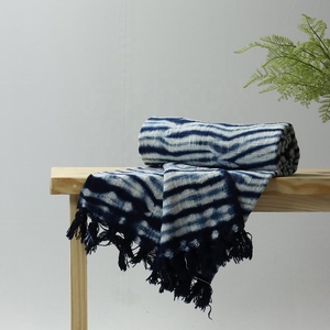 Luxury Cotton Handmade Soft and Colorful Tie <b>Dye</b> Cotton Throw for Sofa Bed and Living Room Decor - Product Image 6