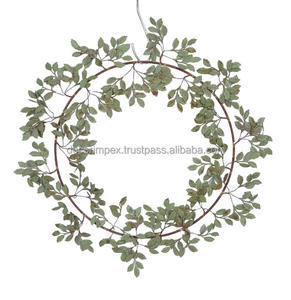 Decoración del hogar Guirnalda de Navidad Guirnalda colorida Marcos modernos específicamente adornados con hojas Guirnalda de Navidad para decoración del hogar - Product Image 5