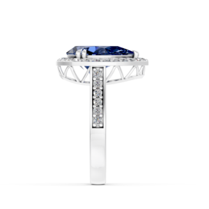 Anillo de Plata 925 con Diamante de Laboratorio para Mujer, Certificado IGI, RJC, ODM, OEM, Fabricante Ético, Venta al Por Mayor, E201346 - Product Image 4
