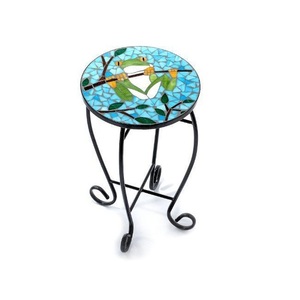 Mesa de Centro de Hierro Esmaltado Moderna, Ecológica y Personalizable, con Piedras Preciosas, Mueble Duradero para Sala de Estar - Product Image 2