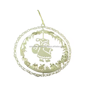 เครื่องประดับทองเหลืองหล่อสไตล์วินเทจสำหรับตกแต่งวันหยุด - Product Image 3