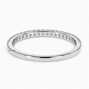 Anillo de Boda Clásico con Diamantes Cultivados en Laboratorio, Corte Redondo, Chapado en Rodio, Oro de 10K, 14K, 18K, Plata de Ley 925, 935, Joyería Fina - Product Image 4