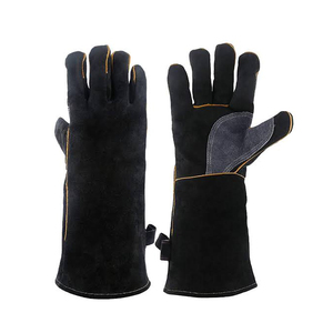 Professional Grade Leather Fire Heat Resistant Gloves Built Industrial Welding Safety Outdoor Long Duration Performance - Product Image 6