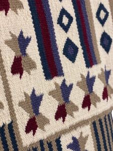 Western Horse Supplies Handmade Wool Saddle Blanket for Horse Owners Riders <b>Trainers</b> Horse Shows Trail Riding and Ranch <b>Work</b> - Product Image 2