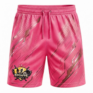 Shorts de football personnalisés haut de gamme, tenues de football à motif matriciel numérique, bas de tenue athlétique futuristes, fournisseur d'usine en gros - Product Image 6
