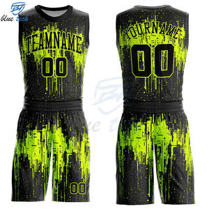 Uniforme y Conjunto de Camiseta de Baloncesto Personalizados para Hombre, Nombre del Equipo y Número Impresos, Ropa Deportiva Transpirable de Secado Rápido para Entrenamiento - Product Image 5