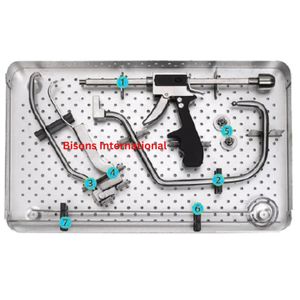 ชุดเครื่องมือผ่าตัดหนีบกระดูกแบบคอลลีนิเอียร์ชนิดสแตนเลสสตีล ยี่ห้อ BISONS สำหรับขายส่ง - Product Image 1