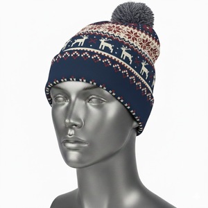 Unisex High Quality Wool Blend Knitted <b>Beanie</b> Comfortable Winter Ski <b>Hat</b> <b>Beanie</b> <b>Hats</b> for Outdoor Use <b>Men</b> jacquard 2026 - Product Image 3