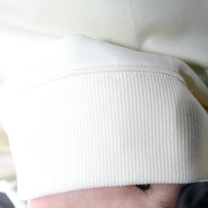 CREAM <b>Mock</b> <b>Neck</b> Sweatshirt 100% Cotton wide <b>neck</b> Sweatshirt Finer Threads - Product Image 6