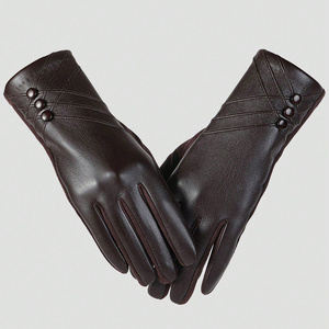 Guantes de cuero OEM para hombre, guantes de conducción, guantes de cuero finos, guantes para pantalla táctil, precios directos de fábrica al por mayor - Product Image 3