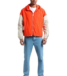 Veste coupe-vent à capuche de haute qualité pour hommes, respirante, en polyester, pour l'été, en nylon, pour les activités de plein air - Product Image 3