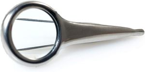 Loupe, Pince à épiler, Ciseaux de rasage élégants, Ciseaux à cuticules à surface de coupe incurvée et tranchante - Product Image 5