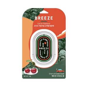 Ambientador para Auto BREEZE con Aroma a Cereza y Madera de Cedro, Desodorante para Vehículos - Product Image 1