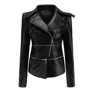 Nuevo diseño, chaqueta de cuero de tela cómoda para mujer, producto recién llegado, chaqueta genuina de secado rápido para mujer - Product Image 3