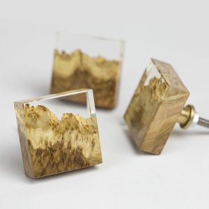 Boutons en résine au design artisanal, boutons en bois et résine, boutons de meuble en résine, boutons de tiroir en résine, boutons en bois, prix de gros direct usine - Product Image 6