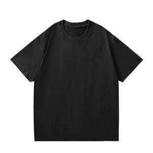 T-shirt ample à manches courtes pour homme en coton pur 260G, personnalisable avec logo OEM, grande taille - Product Image 3