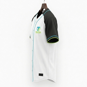 เสื้อเบสบอลระบายอากาศได้ดี แห้งเร็ว คุณภาพพรีเมียม สำหรับการแข่งขัน น้ำหนักเบา - Product Image 3