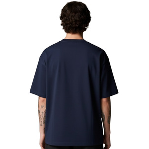 เสื้อยืดแขนสั้นผู้ชายไซส์ใหญ่ สีกรมท่า ลายกราฟิกด้านหน้า ผ้าฝ้าย สไตล์ลำลอง สตรีทแวร์ ขายส่ง รับผลิตแบบ OEM จากโรงงาน - Product Image 6