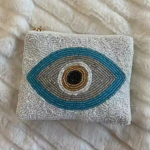 Monedero Personalizable con Cuentas de Semillas y Bordado, Colores Mixtos, Moderno, Hecho a Mano, Mini Bolsa Promocional de Moda por MULTI CRAFT - Product Image 5