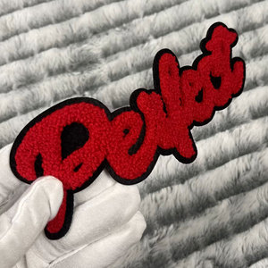 Customizable PVC Rubber Eco-Friendly Embroidery Patches <b>Sequins</b> Adhesive Iron Heat Press Tactical Canvas Fabric Flower Design - Product Image 3