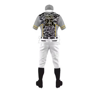Nuevo Modelo de Uniforme de Béisbol Ligero y Transpirable para Hombre, Uniforme de Béisbol 100% Poliéster - Product Image 3