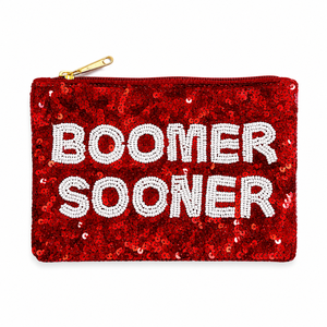 Porte-monnaie de luxe fait main en perles de verre, pochette zippée personnalisable avec logo, tendance, robuste, légère, cadeau pour femme, mini trousse de maquillage - Product Image 4