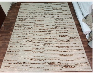 Alfombra de Lana Suave con Diseño Tradicional Rojo, Hecha a Mano, para Dormitorio o Sala de Estar, Acabado Elegante - Product Image 4