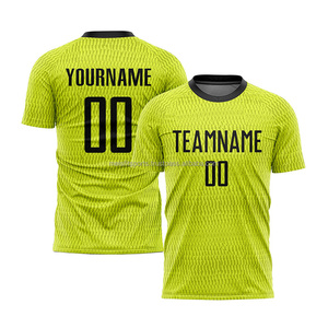 Camiseta de Fútbol de Manga Corta Ligera y Transpirable de Alta Calidad, Uniforme de Equipo Duradero en 100% Poliéster para Futbolistas - Product Image 4