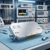 Amplificador de RF de Banda Ultra Ancha de 100W, Ganancia de 50dB, 500MHz a 1000MHz, para Guerra Electrónica y Monitoreo de Espectro