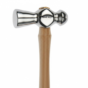 Nouveau marteau de fermeur de luxe à tête sphérique avec manche en bois pour cheval, avec manche confortable en acier inoxydable, facile à utiliser pour la chirurgie animale - Product Image 1