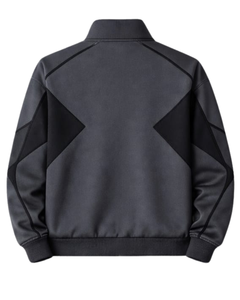 Manufacturer Custom Men Charcoal Grey Contrast Panel Tracksuit Set Full Zip Jacket & <b>Jogger</b> Pants Custom Manufacturer Sportswear - Product Image 5