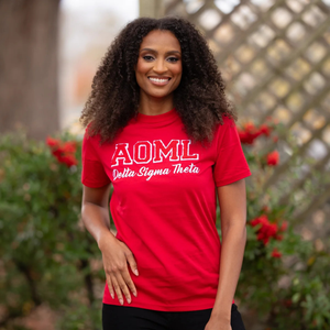 T-shirt Delta grec pour femmes, 100 % coton, design personnalisé, respirant, vêtements de sororité, fabrication OEM, t-shirts Delta grec pour femmes - Product Image 6