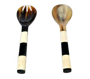 Ustensiles conception corne & bone cuillère et poignée et personnalisé taille et poli fourchette cuillère et Offre Spéciale produit - Product Image 1